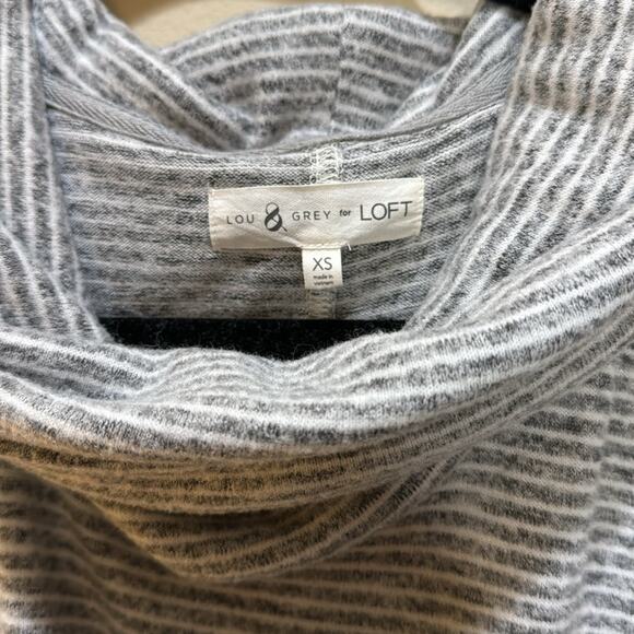 Lou & Grey for LOFT Cowl-Neck Drawstring Dress Size XS - Picture 4 of 6